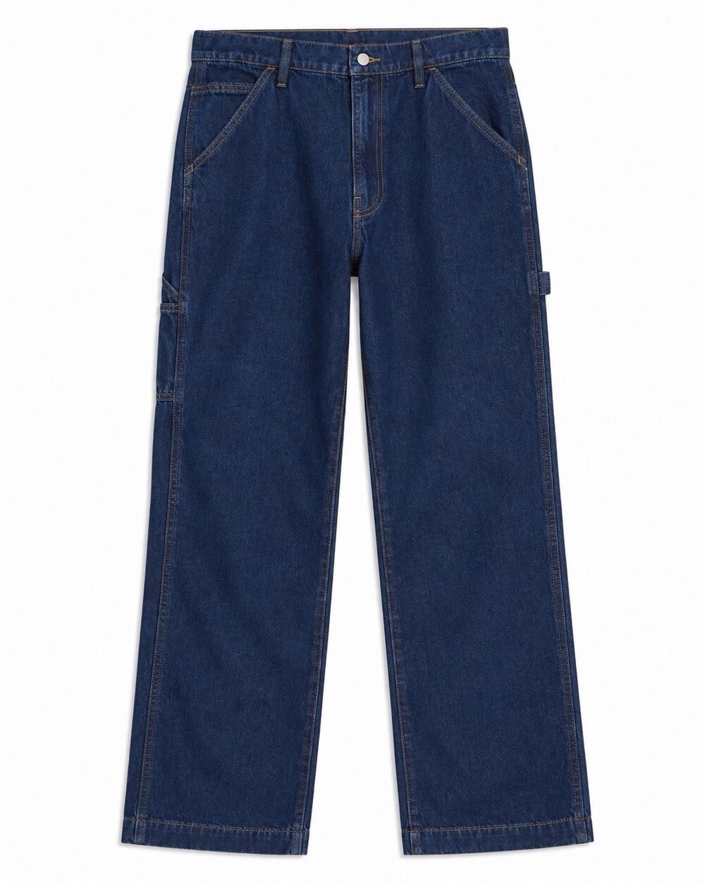 Lucky Carpenter Jeans Mens 32X32 Relaxed Fit 181 Utility Dark Wash Blue Denim